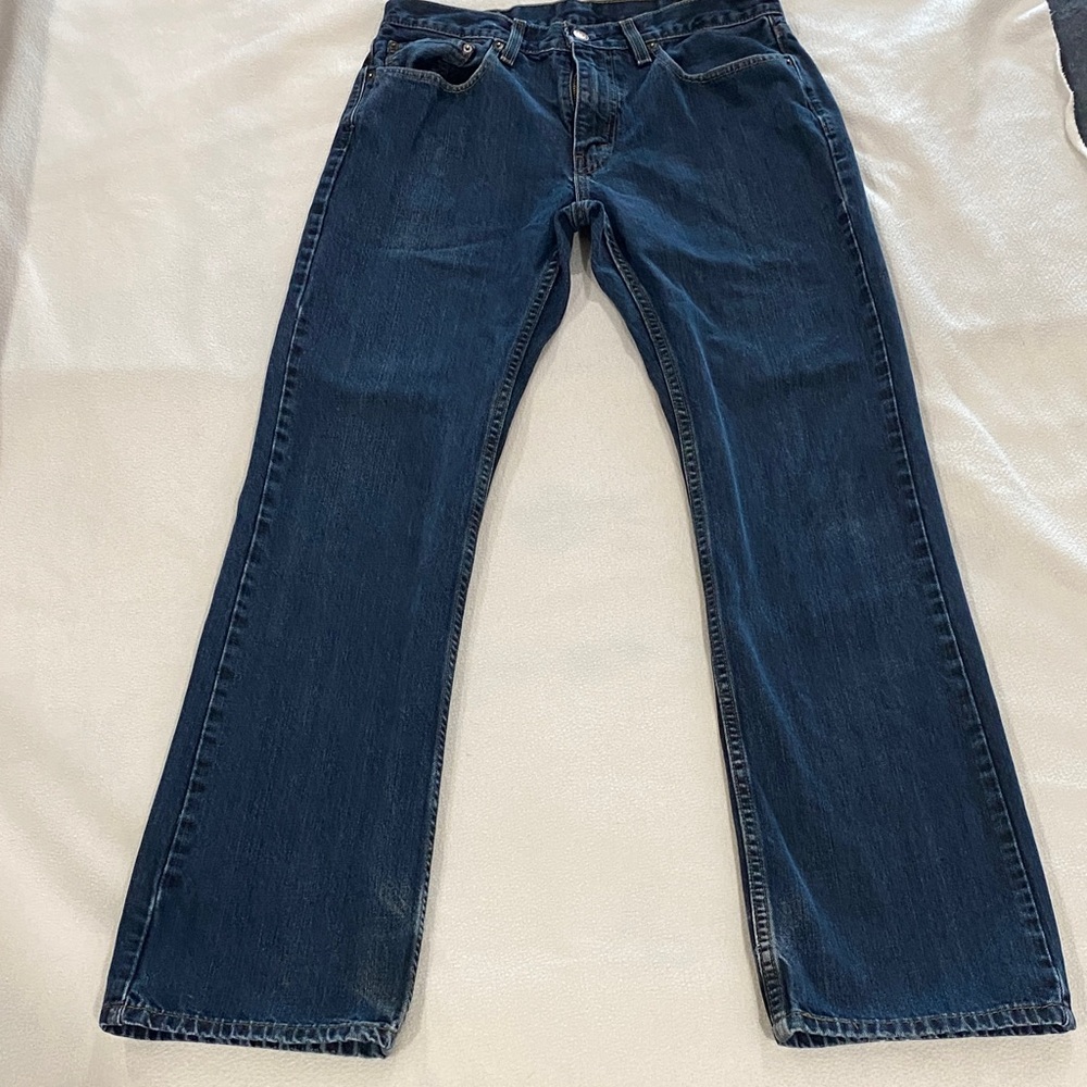 Levi's Men's Bootcut Jeans in Deep Blue